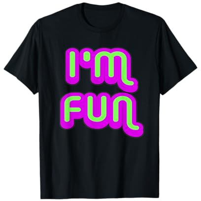 Lettres fluo I'm Fun T-Shirt