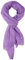 fashionchimp BASIC-Schal für Damen mit weichem Fransensaum, Tuch in leichter Qualität mit Baumwolle, einfarbig (Softlila)