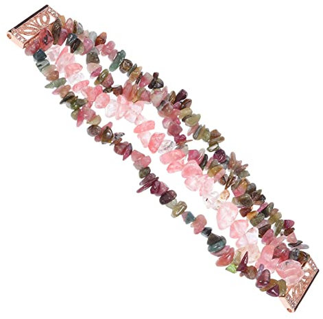 Holibanna Correa De Reloj De Joyería Correa De Reloj Elástica Cristales De y Perlas Para De Para Ocasiones Formales