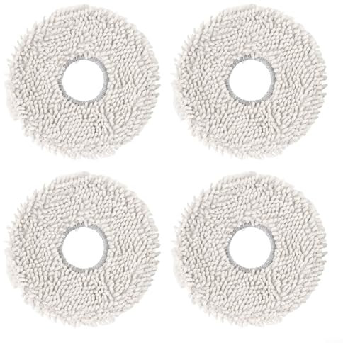 Paños de repuesto para mopa Cecotec para Conga 11090 fuerte absorción de agua (paquete de 4)