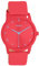 Oozoo Timepieces Uhr in Rot - Armbanduhr Unisex mit Lederarmband | Hochwertige Uhr für Frauen Männer - Edle Analog Unisexuhr in rund C11465