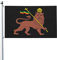 Drapeau de décoration extérieure Lion de Juda, emblème du drapeau, 90 x 150 cm, pour la maison et le jardin