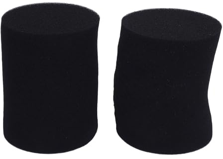 Jiawu Lautsprecheranschlussrohr, Schwamm-Bassreflex-Verstärker für Heim-Auto-DJ-Subwoofer, 2 Stück