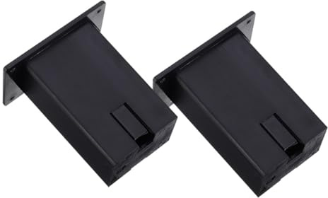 Cabilock 2 Stück Batteriebox für Gitarren pickup Robustes Leichtes Batteriefach für Aktive Bass Gitarren tonabnehmer Installieren Kompakte Aufbewahrung für Musikzubehör