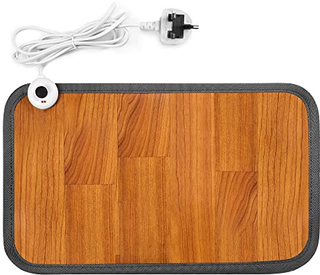 ROCKY&CHAO Heated Floor Mat Carbon Crystal Heating Pad for Foot, Heated Foot Warmer for Women Men, Electric Heating Pad Under Desk, Foot Heater for Office, Home
