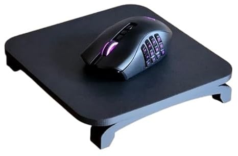 Armchair Mouse Pad, 20x20cm Plastic Mouse Mat for Sofa and Couch, Lightweight Portable Lap Desk Surface for Home Use