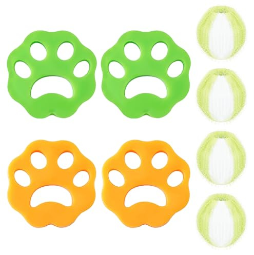 8-Pack Reusable Laundry Pet Hair Remover Balls | Washing Machine Lint & Hair Catcher | Perfect for Clothes and Bedding