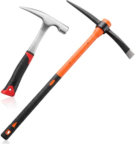 Oh Klyzo 2-piece Pick Axe and Geological Hammer Set