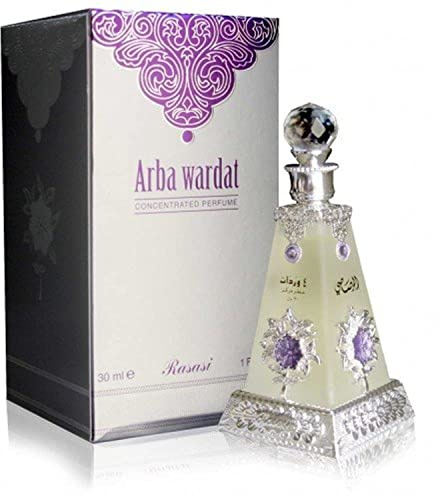 Arba Wardat by Rasasi for Unisex - 1 oz Concentrated Perfume Oil