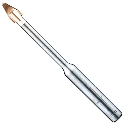 ALPEN Feinsteinzeug Fliesenbohrer Keramo Extreme ø 6 mm (Steinbohrer Schaft ø 10 mm, Gesamtlänge 115 mm, Bohrer für Glas / Porzellan) 30000600100