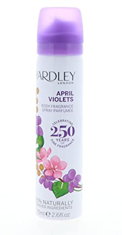 YARDLEY APRIL VIOLETS BODY SPRAY 2.6 OZ UNISEX by Yardley