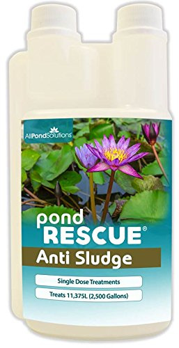 AllPondSolutions Pond Rescue Anti Sludge Treatment 500ml – Reduces Bottom Sludge & Debris for a Cleaner Pond (Treats up to 11,375L)