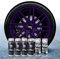 Sophisticauto Felgenfolie Set mit 6 Full Dip violett glänzend