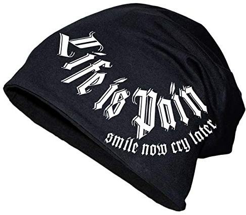 Herren Long Beanie Marke Life is Pain Größe XS bis XXL