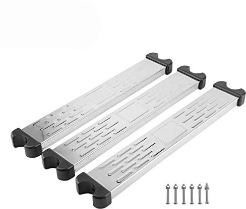 Guajave Acero Inoxidable Piscina Pedal Recambio Escalera Peldaños Peldaños Antideslizante Accesorios - 3 Piezas