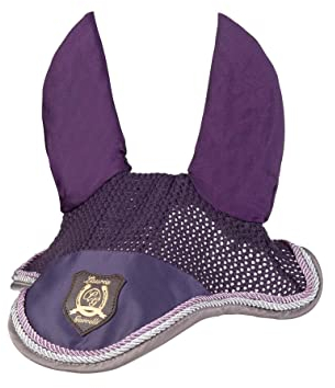 HKM Golden Gate Fliegenhaube Lila Warmblut