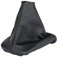 L & P Car Design L&P A239 Schaltsack Schaltmanschette kompatibel mit 80 B3 90 B4 100% Echtleder Leder Schwarz