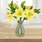 ZEACCT Künstliche Blumen, 5 Stück künstliche Lilien mit 3 Knospen, Pflanzenblumenkunst, Vollblüten-Kunstlatex-Real-Touch-Blumen für Heimdekoration, Hochzeiten, Partys, Büros, Restaurants