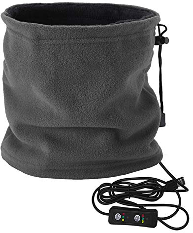 DeHolifer USB Loop Schal Damen Winter Beheizter Schal Unisex Halstuch Waschbarer Heizschal USB Nackenwärmer Elektrisch Halswärmer Schlauchschal Winterschal Halstücher Schlaufenschal