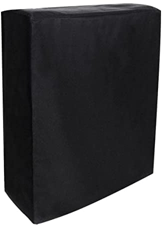 Rachlicy Klappbett Staubdichte Abdeckung Gästebett Aufbewahrung Schutzhülle Tragbare Zustellbett Staubschutz Verstellbare wasserdichte Schmutzabweisende Klappbetthülle, Schwarz, 85 X 33 X 107 cm