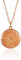 Zavana Round Disc Mandala Necklace, Rose gold Necklace with Rose Gold Disc Mandala Pendant. Dainty Necklace with Shiny Mandala Pendant for Women and teenage girls. Quality Fashion jewellery for women.