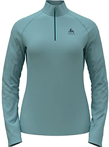 Odlo Damen Langarm Shirt mit Reißverschluss BESSO, reef waters, XS