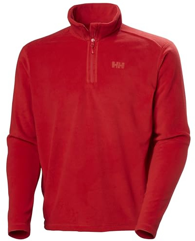 Helly Hansen Herren Daybreaker 1/2 Zip Fleece, Rot 2.0, L