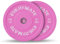 EVERYMATE 10LB Olympic Bumper Plates Set Weight Plates for Cross Training and Weightlifting, 2 Inch, Pink