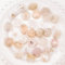 URROMA Clear Wax Seal Aufkleber, 54 Pcs Transparent Acryl Bernstein Floral Thema Umschlag Dichtungen Aufkleber Selbstklebende Stempel Aufkleber f黵 Weihnachten Hochzeit Einladungen Party Supplies