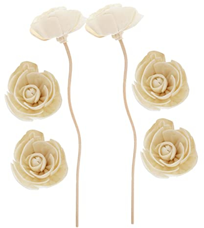 DOITOOL 6 Stück Aromatherapie-Rattan-Diffusor Ersatz-Inis-Aroma-Flaschen-Zubehör Blumen-Rattan-Heizkissen Für Gesichtsaroma Diffuses Aroma Blumenduft Miss Stick Ätherisches Öl