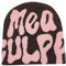 Y2k Beanie Mütze Herren Damen Teenager Y2k Cap Winter Knit Skater Beanie Mütze Hip Hop Strickmützen Baumwolle Spider MEA Culpa Printed Y2k Beanie Cap Hat Pink Harajuku Fashion