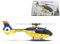GOUX Remote Control Helicopter for Adults, EC-135 1/36 2.4G 6CH RC Helicopter, Remote Control 3D/6G Military Helicopter Model for Beginner (RTF Version)