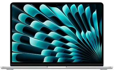 Apple 2024 MacBook Air de 13 Pulgadas con Chip M3 de Apple: Pantalla Liquid Retina de 13,6 Pulgadas, 8 GB de Memoria unificada, SSD de 256 GB, cámara FaceTime HD a 1080p, Touch ID, Plata