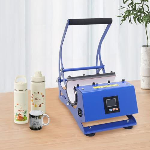 6 en 1 tazas prensa prensa caliente prensa de calor prensa de tazas impresión prensa de transferencia prensa de tazas sublimación sublimación taza máquina portátil prensa temperatura temporal