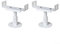 Lot de 2 pieds de radiateur à montage au sol, support de radiateur vintage, 36-41 cm, réglable en hauteur