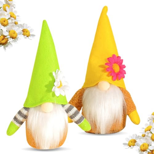 2 pezzi Pasqua Gnomo Peluche, Bambola Gnomo Senza Volto, Peluche Gnomo Bambola, Gnomi Pasqua Set, Decorazione pasquale a forma di gnomo, Gnomo di Pasqua Bambola di Peluche, per feste di Pasqua