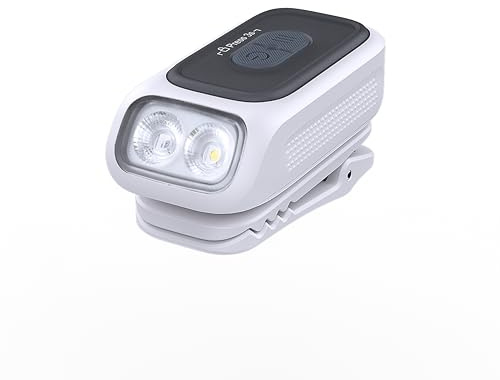 Fenix E04R Wiederaufladbare EDC-Taschenlampe und Leuchtfeuer | Weiß | 300 Lumen | 46 m | 87 Stunden Max | 4 weiße Lichtstrahlen und 2 rote LEDs, mehrfarbiges Ringlicht | IP66