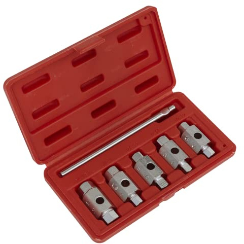 Sealey Ak659 Drain Key Set 6Pc Double End