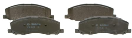 Bosch BP1300 - Brake Pads Car Front Axle - Bosch Quality - Reduced Noise and Dust - ECE-R90 Certified - Copper-Free - 1 Set of 4 Pads