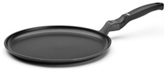 RISOLI' | SAPORELLA, Crepiera Antiaderente Ø28cm, Alto Spessore, in Alluminio Fuso, No Induzione, Made in Italy