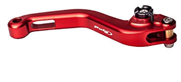 PUIG 130RN 3.0 brake lever, Red Fixed Short with Selector, Black