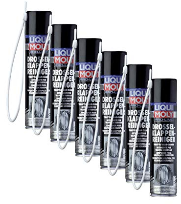 6x LIQUI MOLY 5111 Pro-Line Drosselklappen-Reiniger für Benzin Motoren 400ml