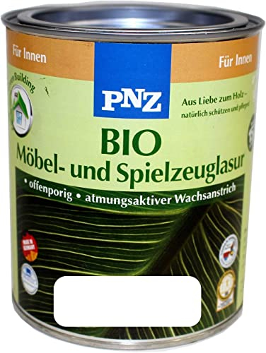 PNZ Bio Möbel- und Spielzeuglasur (weiß, 0,75 L)