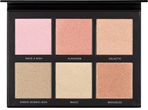 LaRoc PRO Highlighter Makeup Palette - Chrome Glitter Highlighter Powder, Contour Palette - 6 Intensely Pigmented Shades, Long-Lasting, Tone Enhancing Highlighters Makeup Palette