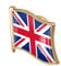 Onsinic Vereinigtes Königreich Flagge Revers Pin, Uk Abzeichen Brosche Union Flagge Pins Britisches Souvenir National Neuheit Zubehör