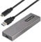 StarTech.com USB-C 10Gbps to M.2 NVMe or M.2 SATA SSD Enclosure - Tool-free External M.2 PCIe/SATA NGFF SSD Aluminum Case - USB Type-C&A Host Cables - Supports 2230/2242/2260/2280 (M2-USB-C-NVME-SATA)
