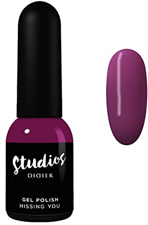 DidierLab - Premium UV Nagellack Missing You - Gel Nagellack - Farbgel für Gelnägel - Auftrag von 1 oder 2 Schichten Gel Nägeln - Stark Pigmentiert UV Gel Nagellack - Leicht Aufzutragender Gel Polish