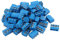 100 Stueck blau ABS KF301-3P 5.08mm 3 Pin Anschlussklemme Schraubanschluss Stecker