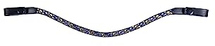 HKM Eliana Stirnband Dunkellila Pony
