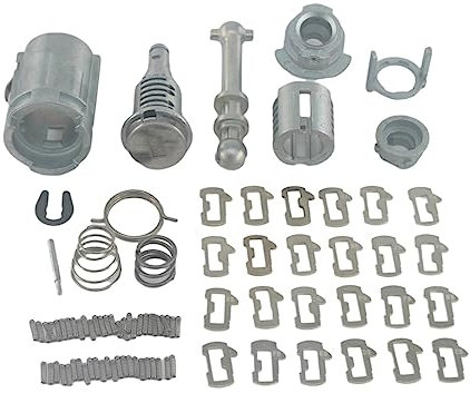 ONTHIS Ajustement for Citroen C2 C3 2002-2010 KIT de réparation de Barillet de Serrure de Porte for démonter Avant Gauche 9170T9 9170W9 9170T5 256924